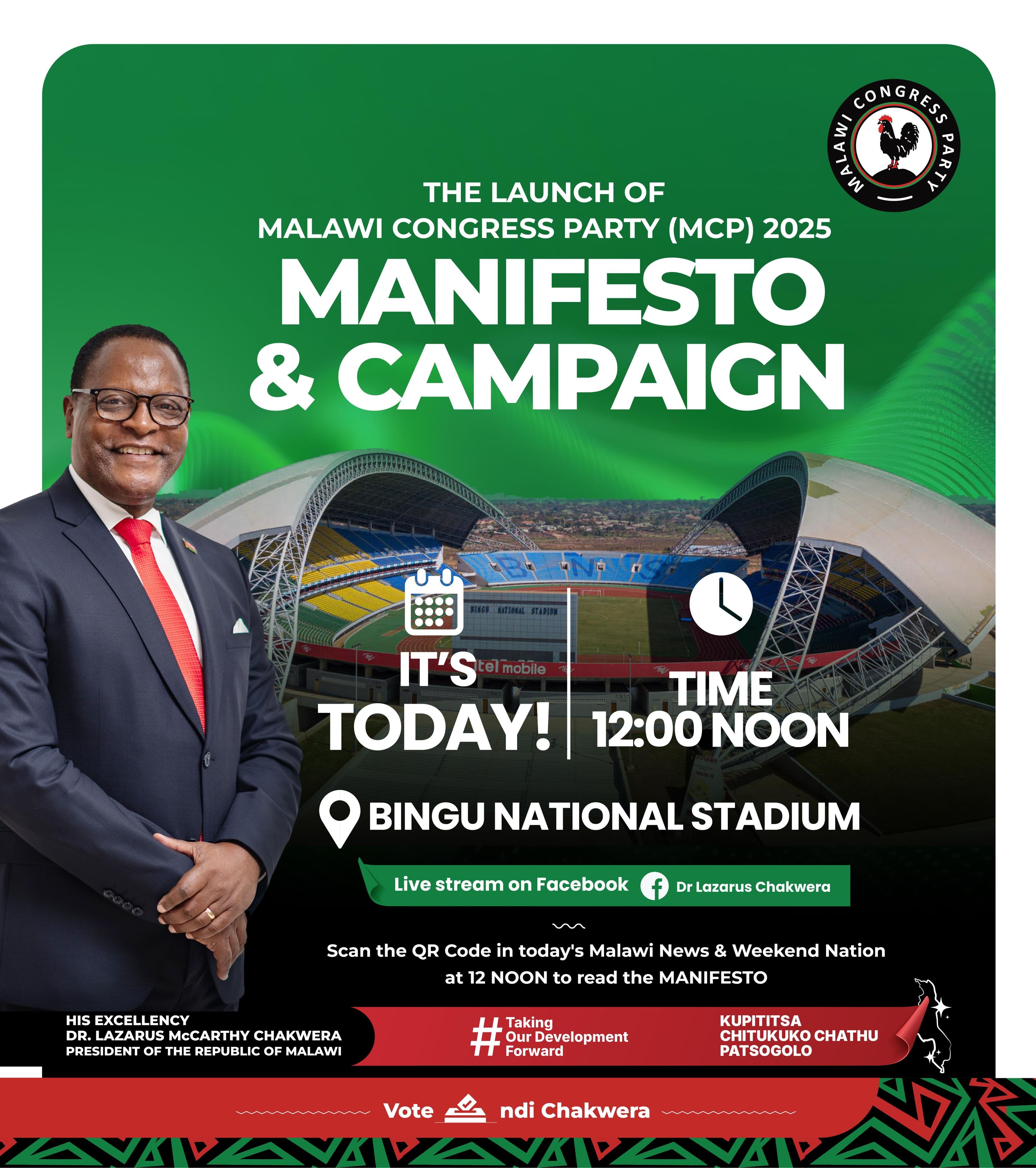 2025-2030 MANIFESTO AND CAMPAIGN LAUNCH