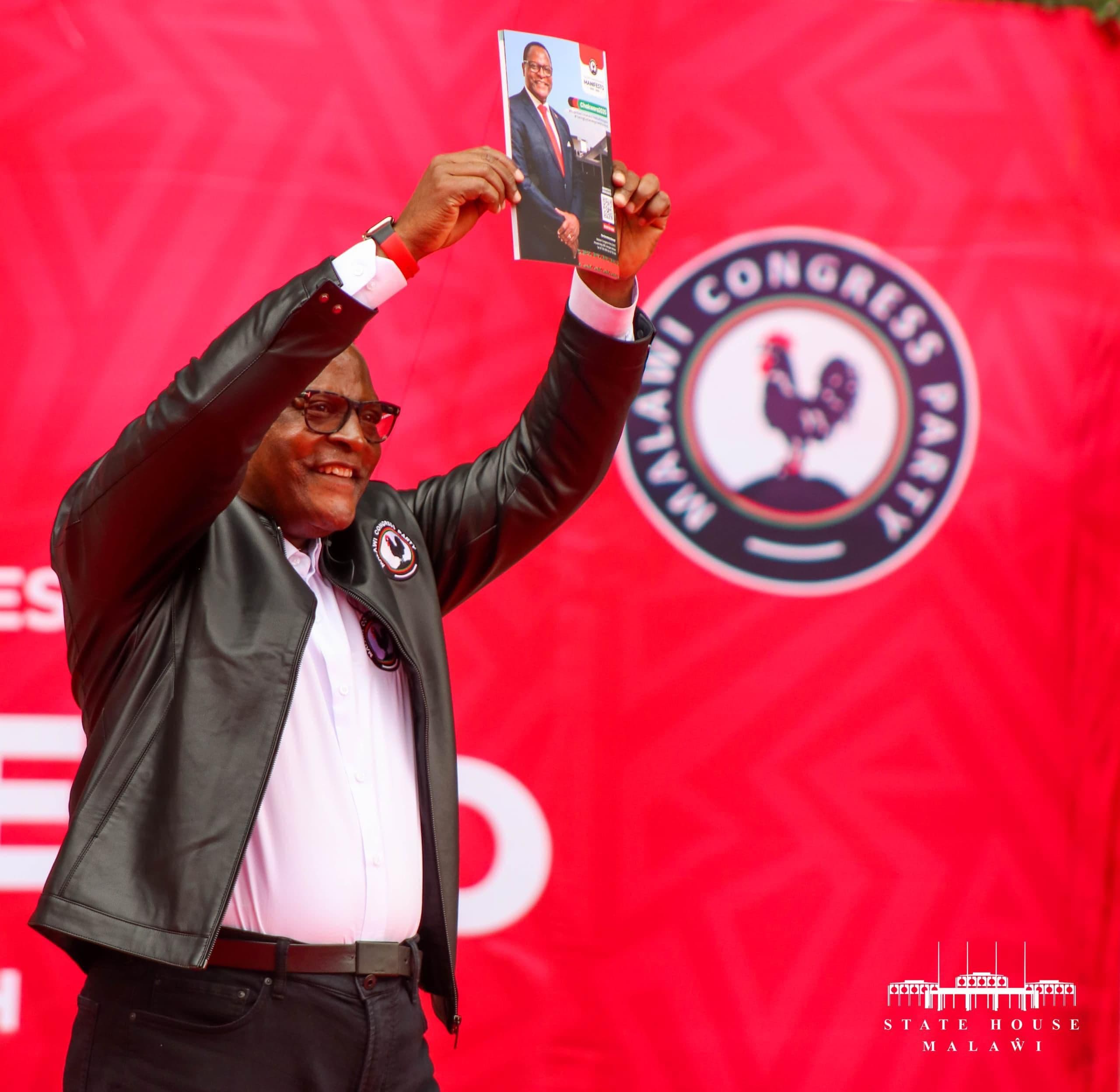 PRESIDENT CHAKWERA LAUNCHES MCP MANIFESTO AND CAMPAIGN IN GRAND STYLE